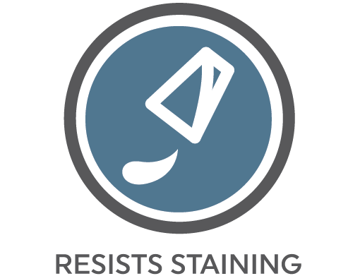 Resists Staining